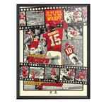 Phenom Gallery Kansas City Chiefs Super Bowl LIV Legendary Moments Serigraph Print