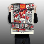 Phenom Gallery Kansas City Chiefs Super Bowl LIV Legendary Moments Serigraph Print