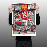 Phenom Gallery Kansas City Chiefs Super Bowl LIV Legendary Moments Serigraph Print