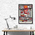 Phenom Gallery Kansas City Chiefs Super Bowl LIV Legendary Moments Serigraph Print