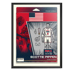 Phenom Gallery USA Basketball Scottie Pippen Action Figure 18" x 24" Serigraph