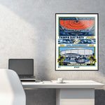 Phenom Gallery Tampa Bay Rays 25th Anniversary 18" x 24" Deluxe Framed Serigraph