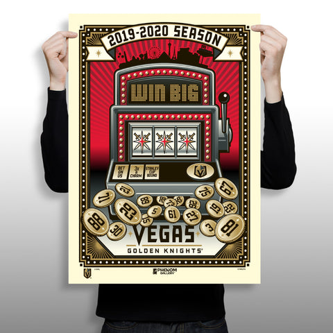 Phenom Gallery Vegas Golden Knights 2019-20 Slots Serigraph (Printer Proof)