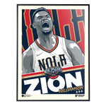 Phenom Gallery New Orleans Pelicans Zion Williamson Deluxe Framed 18" x 24" Serigraph (Printer Proof)