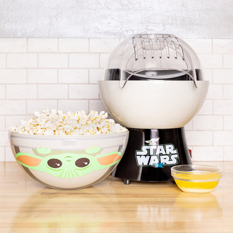 Uncanny Brands Star Wars The Mandalorian Popcorn Maker