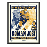 Phenom Gallery Nashville Predators Roman Josi 2020 Norris Trophy Serigraph Print
