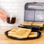 Uncanny Brands Peanuts Snoopy & Woodstock Double-Square Waffle Maker