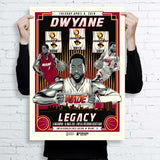 Phenom Gallery Miami Heat Dwyane Wade Legacy - Last Game Serigraph (Printer Proof)