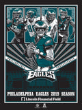 Phenom Gallery Philadelphia Eagles '19 Season 18" x 24"  Deluxe Framed Serigraph