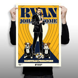Phenom Gallery Nashville Predators Ryan Johandsome 18"x24" Serigraph Print (Printer Proof)