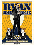 Phenom Gallery Nashville Predators Ryan Johandsome 18"x24" Serigraph Print (Printer Proof)