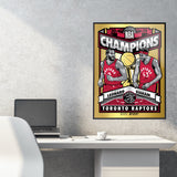 Phenom Gallery Toronto Raptors '19 NBA Champs Limited Edition Foil Deluxe Framed Serigraph (Only 30 produced)