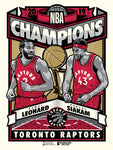 Phenom Gallery Toronto Raptors '19 NBA Champs Limited Edition Deluxe Framed Serigraph