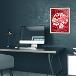 Phenom Gallery Detroit Red Wings 2017-18 Season Deluxe Framed Serigraph Print