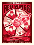 Phenom Gallery Detroit Red Wings 2017-18 Season Deluxe Framed Serigraph Print