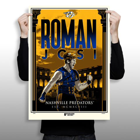 Phenom Gallery Nashville Predators Roman Josi Serigraph (Printer Proof)