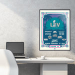 Phenom Gallery Super Bowl LIV Miami History Limited Edition Deluxe Framed Framed Serigraph