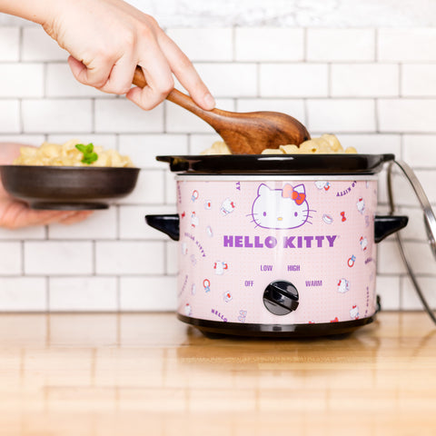 Uncanny Brands Hello Kitty 2 QT Slow Cooker 