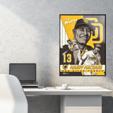 Phenom Gallery San Diego Padres Manny Machado 18" x 24" Serigraph