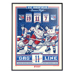 Phenom Gallery New York Rangers Vic Hadfield Limited Edition Deluxe Framed Serigraph Print