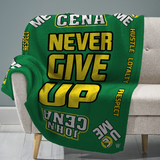 Sleep Squad WWE John Cena 60” x 80” Raschel Plush Blanket