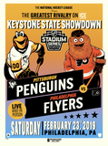 Phenom Gallery NHL Stadium Series 2019 - Penguins vs Flyers Serigraph (Printer Proof)