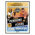 Phenom Gallery NHL Stadium Series 2019 - Penguins vs Flyers Limited Edition Deluxe Framed Serigraph