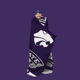 Sleep Squad Kansas State Wildcats Willie the Wildcat Mascot 60” x 80” Raschel Plush Blanket