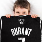 Sleep Squad Brooklyn Nets Kevin Durant 60” x 80” Raschel Plush Jersey Blanket