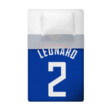 Sleep Squad Los Angeles Clippers Kawhi Leonard 60” x 80” Raschel Plush Jersey Blanket