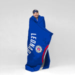 Sleep Squad Los Angeles Clippers Kawhi Leonard 60” x 80” Raschel Plush Blanket