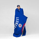 Sleep Squad Los Angeles Clippers Kawhi Leonard 60” x 80” Raschel Plush Blanket