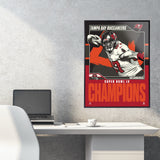 Phenom Gallery Tampa Bay Buccaneers Rob Gronkowski Super Bowl LV Champs 18" x 24" Deluxe Framed Serigraph