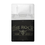 Sleep Squad WWE The Rock  x Bleacher Creatures Bundle- 60" x 80" Throw Blanket & 10" Plush Figure