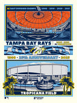 Phenom Gallery Tampa Bay Rays 25th Anniversary 18" x 24" Serigraph