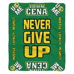 Sleep Squad WWE John Cena 60” x 80” Raschel Plush Blanket