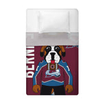 Sleep Squad Colorado Avalanche Bernie 60” x 80” Raschel Plush Blanket