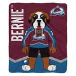 Sleep Squad Colorado Avalanche Bernie 60” x 80” Raschel Plush Blanket