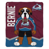 Sleep Squad Colorado Avalanche Bernie 60” x 80” Raschel Plush Blanket