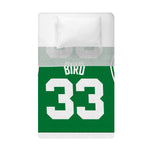 Sleep Squad Boston Celtics Larry Bird 60” x 80” Raschel Plush Jersey Blanket