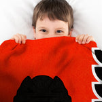 Sleep Squad Philadelphia Flyers Gritty 60” x 80” Rachel Plush Blanket