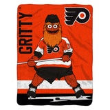 Sleep Squad Philadelphia Flyers Gritty 60” x 80” Rachel Plush Blanket