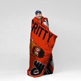 Sleep Squad Philadelphia Flyers Gritty 60” x 80” Rachel Plush Blanket