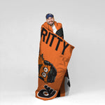Sleep Squad Philadelphia Flyers Gritty 60” x 80” Raschel Plush Blanket