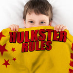 Sleep Squad WWE Hulk Hogan 60” x 80”  Raschel Plush Blanket