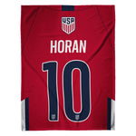 Sleep Squad US Women's Soccer Lindsey Horan 60” x 80” Raschel Plush Blanket