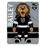 Sleep Squad Los Angeles Kings Bailey 60” x 80” Raschel Plush Blanket