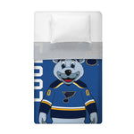 Sleep Squad St. Louis Blues Louie 60” x 80” Raschel Plush Blanket