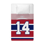Sleep Squad Montreal Canadiens Nick Suzuki 60” x 80” Raschel Plush Jersey Blanket