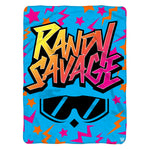 Sleep Squad WWE Randy Savage 60” x 80” Raschel Plush Throw